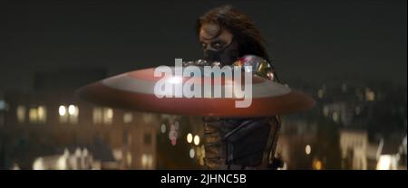 SEBASTIAN STAN, CAPITANO AMERICA: IL SOLDATO INVERNALE, 2014 Foto Stock