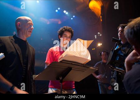 J.K. SIMMONS, DAMIEN CHAZELLE, colpi di frusta, 2014 Foto Stock