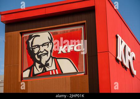 20 luglio 2022. Ristorante KFC Drive Thru, Adelaide, Australia Foto Stock