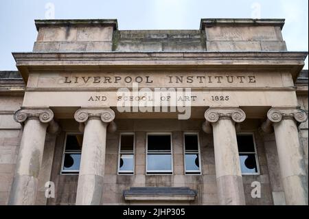 Liverpool Institute e scuola d'arte e ora parte di LIPA Foto Stock