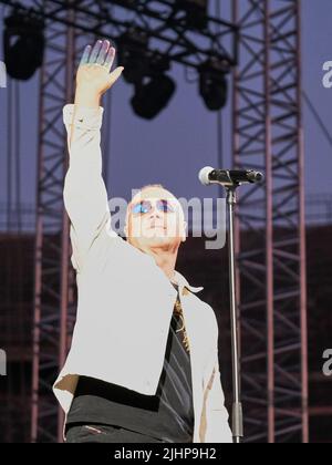 Arena, Verona, Italia, 18 luglio 2022, Jim Kerr durante Simple Minds - 40 anni di visite Tour - Concerto di Musica Foto Stock