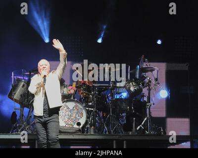Arena, Verona, Italia, 18 luglio 2022, Simple Minds durante Simple Minds - 40 anni di visite Tour - Concerto di Musica Foto Stock