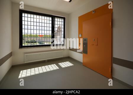 Lipsia, Germania. 15th luglio 2022. Vista del nuovo ospedale carcerario della prigione di Lipsia. Il nuovo ospedale sostituisce il vecchio ospedale carcerario costruito nel 1913. Credit: Jan Woitas/dpa/Alamy Live News Foto Stock
