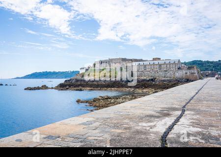 Castle Cornet St Peter Port Guernsey Foto Stock