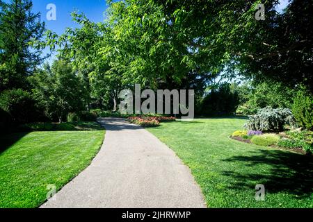 Dorothy Harvie Gardens Calgary Zoo Alberta Foto Stock