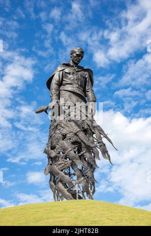 RZHEV, RUSSIA - 15 LUGLIO 2022: Memoriale dei soldati sovietici (memoriale di Rzhev) che morì durante la Grande Guerra Patriottica Foto Stock