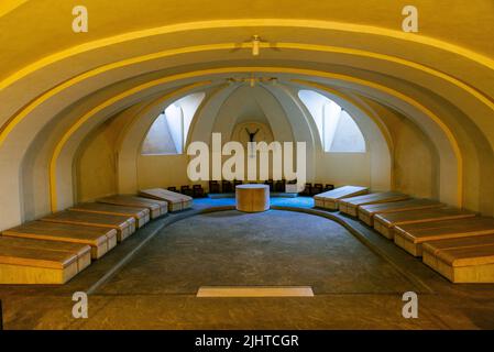 La cripta. Cattedrale di Bergamo, dedicata a San Alessandro di Bergamo. Duomo di Bergamo. Bergamo, Lombardia, Italia, Europa Foto Stock