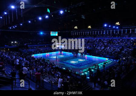 Bologna, Italia. 20th luglio 2022. Finali durante il Volley Nations League - Man - Italy vs Netherlands, Volley Intenationals in Bologna, Italy, July 20 2022 Credit: Independent Photo Agency/Alamy Live News Foto Stock