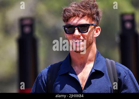 Le Castellet, Francia. 21st luglio 2022. Pierre Gasly (fra) AlphaTauri. 21.07.2022. Formula 1 World Championship, Rd 12, Gran Premio di Francia, Paul Ricard, Francia, Giorno di preparazione. Il credito fotografico dovrebbe leggere: XPB/Alamy Live News. Foto Stock