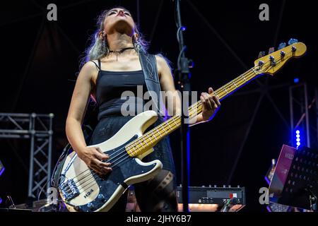 19 luglio 2022, Roma, Roma, Italia: Concerto del cantante e cantautore italiano Manuel Agnelli al Festival di Villa Ada a Roma. (Credit Image: © Claudio Enea/Pacific Press via ZUMA Press Wire) Foto Stock