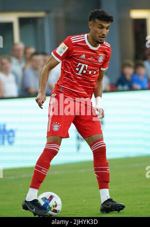 WASHINGTON, DC - 20 LUGLIO: Il 20 luglio 2022, presso Audi Field, a Washington, il difensore del Bayern Munich, Noussair Mazraoui (40), durante una partita internazionale amichevole tra D.C United e Bayern Munich, CC. Foto Stock