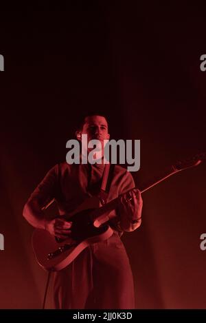 London Grammar si esibisce dal vivo all'Alexandra Palace di Londra, Regno Unito presentando: Dan Rothman dove: Londra, Regno Unito quando: 12 Nov 2021 Credit: Louise Morris/WENN Foto Stock