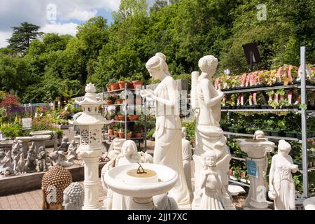 Nailsworth Garden Center, Gloucestershire, Regno Unito Foto Stock