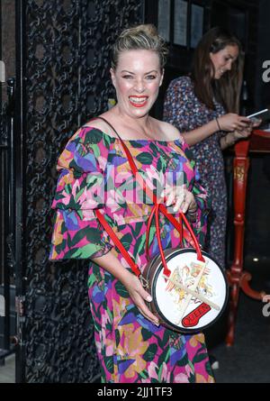 Londra, Regno Unito. 20th luglio 2022. Sharon Marshall ha visto partecipare al Summer Party 2022 dell'ITV al Mandrake di Londra. (Foto di Brett Cove/SOPA Images/Sipa USA) Credit: Sipa USA/Alamy Live News Foto Stock