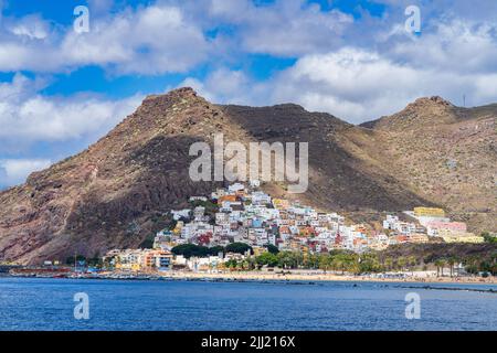 Santa Cruz, Tenerife, 24 giugno 2022. San Andres città vicino a Playa de las Teresitas a Santa Cruz , Isole Canarie. Foto Stock