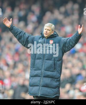 ARSENAL MANAGER, ARSENE WENGER Foto Stock