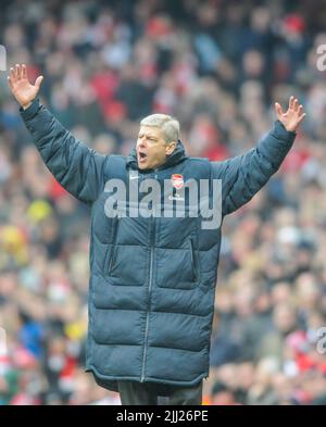 ARSENAL MANAGER, ARSENE WENGER Foto Stock