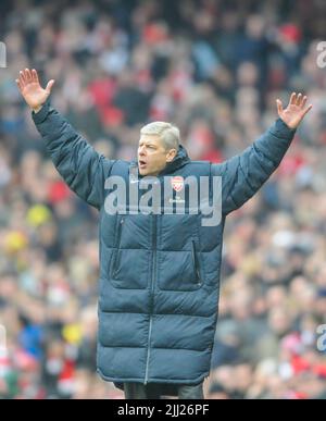 ARSENAL MANAGER, ARSENE WENGER Foto Stock