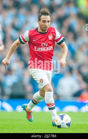 Arsenal - Santi Cazorla Foto Stock