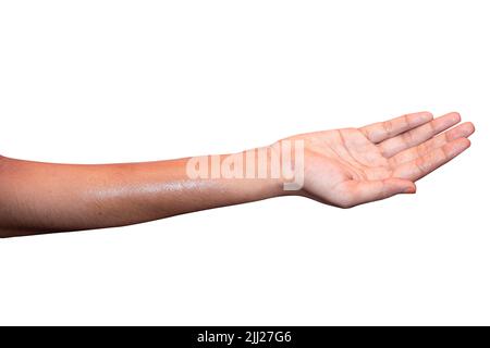 simboli della mano,immagine di diverse indicazioni Foto Stock