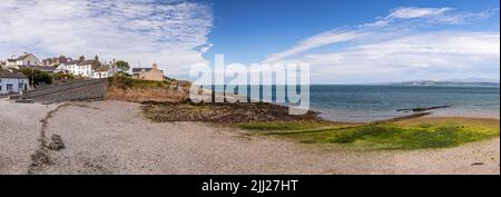 Moelfre Beach, Anglesey, Galles del Nord Foto Stock