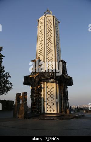 Memoriale per la commemorazione delle vittime delle carestie in Ucraina nel Museo Nazionale del genocidio dell'Holodomor (Національний музей Голодомору-геноциду) Foto Stock