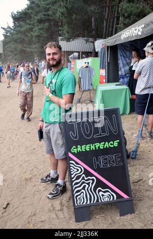 Henham Park, Suffolk, Inghilterra. 22nd luglio 2022, Latitude Festival. Credit: Liz Somerville/Alamy Live News Foto Stock