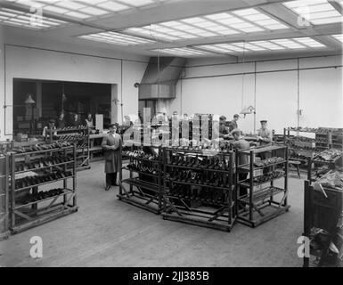 Nuovo Skofabriks AB Örnen, interno dal magazzino al terzo piano. Foto Stock