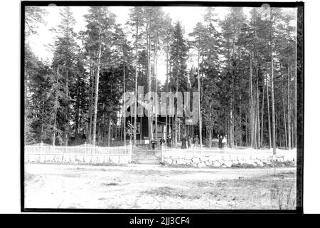 Villa a due piani, 9 persone. Builder Alf Lindström Foto Stock