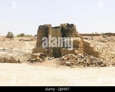 Forno usato in Brickmaking Foto Stock