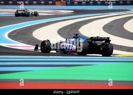 22.07.2022, circuito Paul Ricard, le Castellet, FORMULA 1 LENOVO GRAND PRIX DE FRANCE 2021 , im Bild Fernando Alonso (ESP), Alpine F1 Team Foto Stock