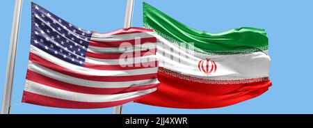 America vs Iran. Foto Stock