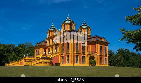 Il rifugio di caccia preferito fu costruito tra il 1716 e il 1723 a Ludwigsburg, in Germania Foto Stock