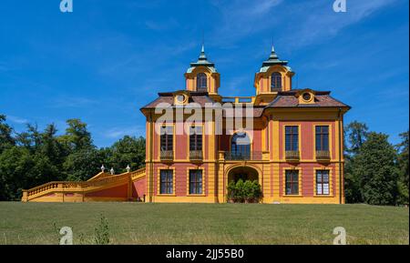 Il rifugio di caccia preferito fu costruito tra il 1716 e il 1723 a Ludwigsburg, in Germania Foto Stock