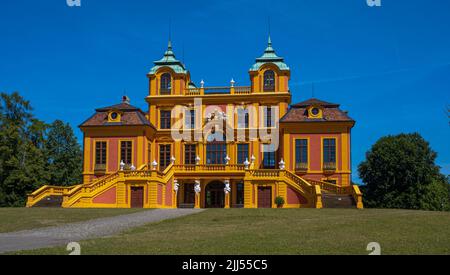 Il rifugio di caccia preferito fu costruito tra il 1716 e il 1723 a Ludwigsburg, in Germania Foto Stock