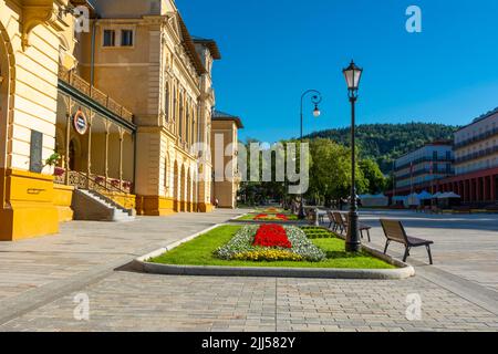 Krynica Zdroj, Małopolskie Voivodato / Polonia - 16 luglio 2022: Krynica-Zdroj - una città della Polonia situata nel Voivodato di Małopolskie, a Nowos Foto Stock