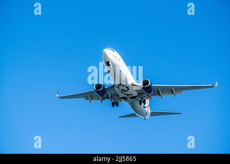 23 luglio 2022: A REX, Regional Express Airline, Boeing 737-800 Foto Stock