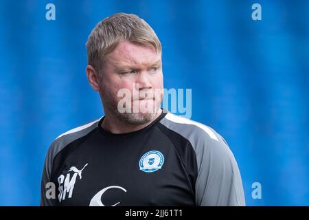 Grant McCann manager di Peterborough Unito durante il gioco Foto Stock