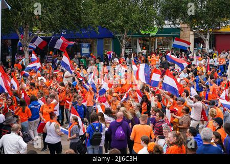 ROTHERHAM, REGNO UNITO - LUGLIO 23: Durante la Quarter Final - UEFA Women's EURO 2022 match tra Francia e Olanda allo stadio di New York il 23 luglio 2022 a Rotherham, Regno Unito (Foto di Joris Verwijst/Orange Pictures) Foto Stock