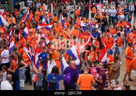 ROTHERHAM, REGNO UNITO - LUGLIO 23: Durante la Quarter Final - UEFA Women's EURO 2022 match tra Francia e Olanda allo stadio di New York il 23 luglio 2022 a Rotherham, Regno Unito (Foto di Joris Verwijst/Orange Pictures) Foto Stock