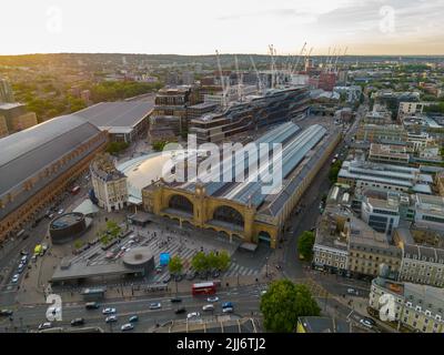 Kings Cross, stazione ferroviaria di Londra Foto Stock