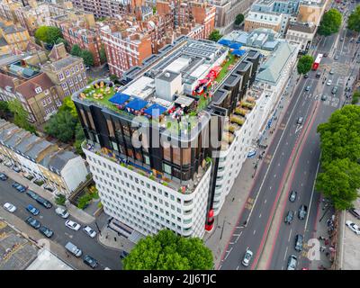 Foto aerea il tetto dello Standard Hotel London Foto Stock