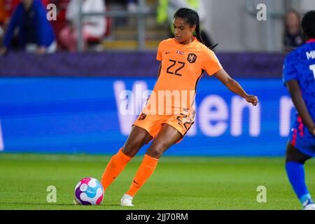 ROTHERHAM, REGNO UNITO - LUGLIO 23: Durante la Quarter Final - UEFA Women's EURO 2022 match tra Francia e Olanda allo stadio di New York il 23 luglio 2022 a Rotherham, Regno Unito (Foto di Joris Verwijst/Orange Pictures) Foto Stock