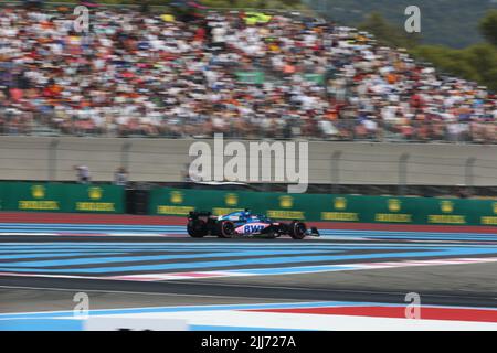 luglio 23 2022 le Castellet, Francia - F1 2022 GP di Francia - qualifica, Fernando Alonso (SPA) Alpine A522 Foto Stock