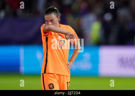 ROTHERHAM, REGNO UNITO - LUGLIO 23: Durante la Quarter Final - UEFA Women's EURO 2022 match tra Francia e Olanda allo stadio di New York il 23 luglio 2022 a Rotherham, Regno Unito (Foto di Joris Verwijst/Orange Pictures) Foto Stock