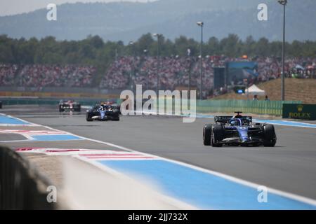 luglio 23 2022 le Castellet, Francia - F1 2022 GP di Francia - qualifiche, Alexander Albon (IND) Williams FW44 Foto Stock