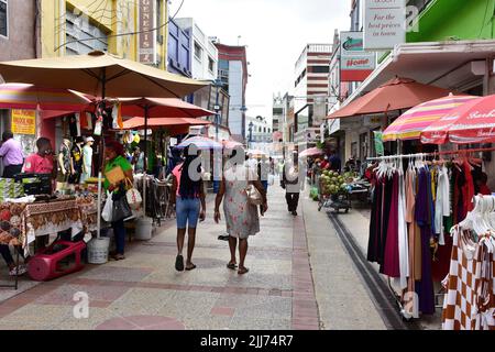 Swan Street Bridgetown Barbados West Indies Foto Stock