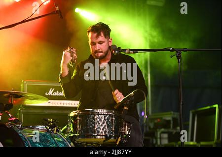 October Drift si esibisce al Tramlines Festival , UK , 23.07.2022 Foto Stock