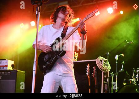 October Drift si esibisce al Tramlines Festival , UK , 23.07.2022 Foto Stock