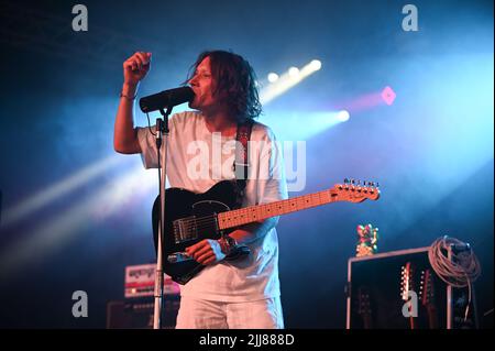 October Drift si esibisce al Tramlines Festival , UK , 23.07.2022 Foto Stock